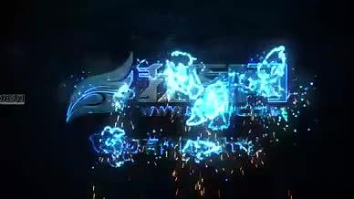 电流特效游戏公司logo视频模板视频的预览图